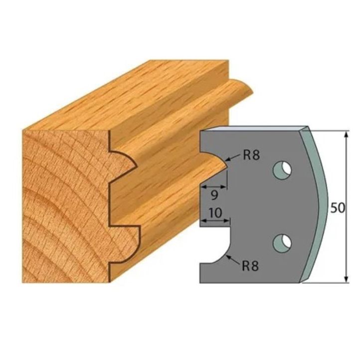 Anti-knife profile №.517-2 pcs. 50x4 mm SP