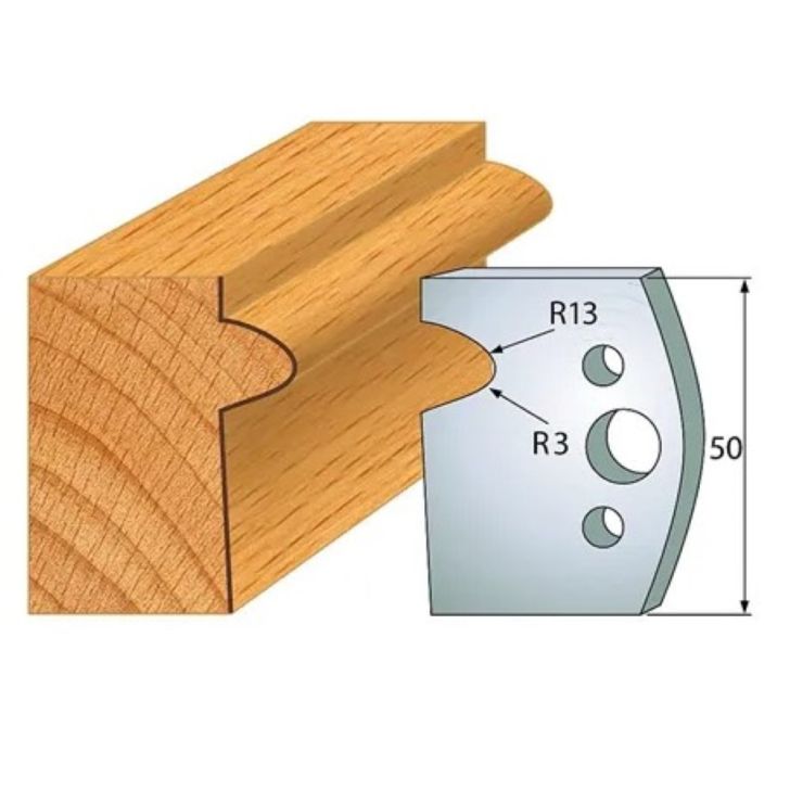 Profile knife profile №.516-2 pcs. 50x4 mm SP