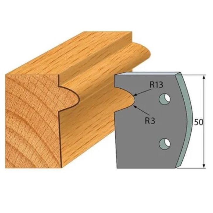 Anti-knife profile №.516-2 pcs. 50x4 mm SP