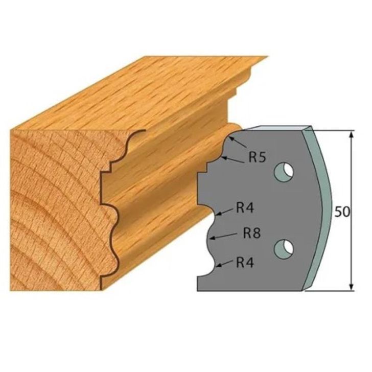 Anti-knife profile №.515-2 pcs. 50x4 mm SP