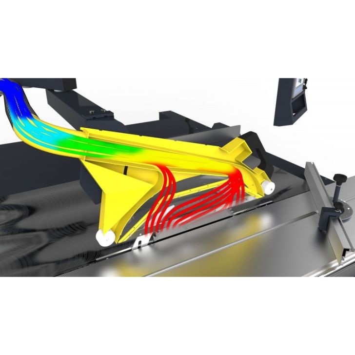 Sliding table saw REMA Fx550 (5 axes)