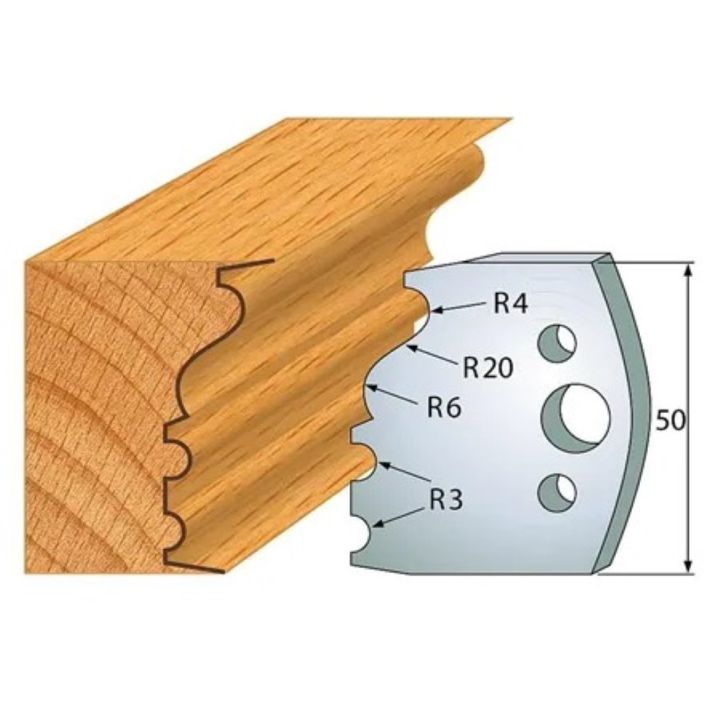 Profile knife profile №.513-2 pcs. 50x4 mm SP