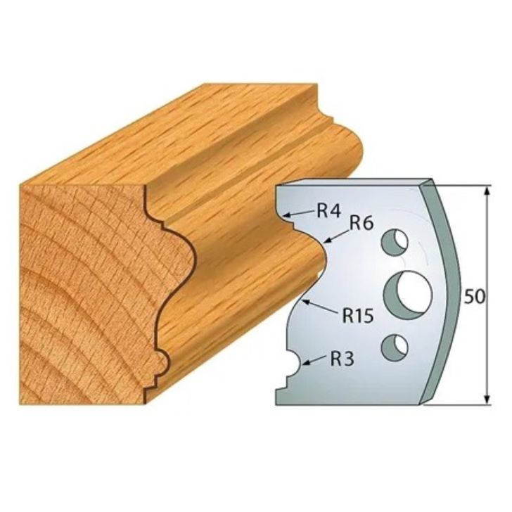 Profile knife profile №.512-2 pcs. 50x4 mm SP