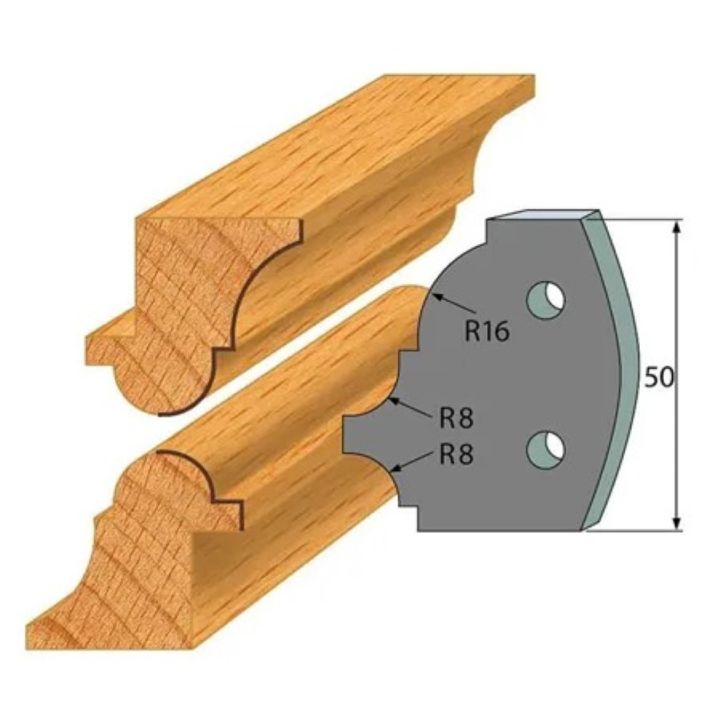 Anti-knife profile №.541-2 pcs. 50x4 mm SP