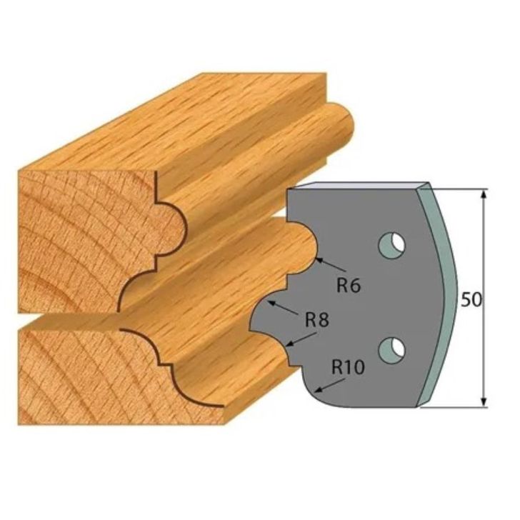 Anti-knife profile №.520-2 pcs. 50x4 mm SP