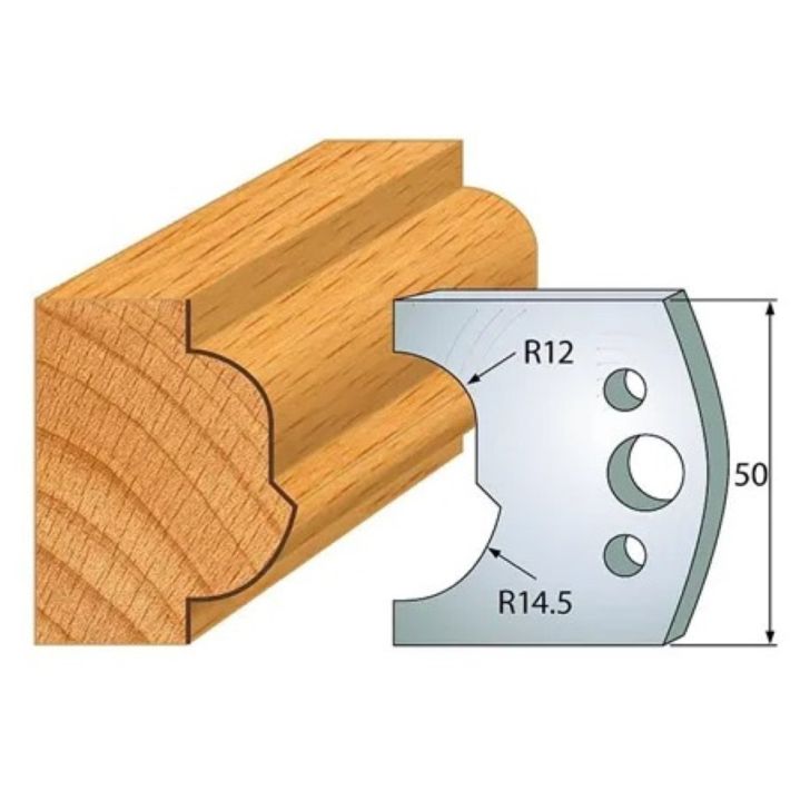 Profile knife profile №.519-2 pcs. 50x4 mm SP