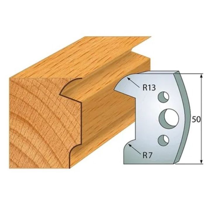 Profile knife profile №.518-2 pcs. 50x4 mm SP