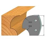 Anti-knife profile №.549-2 pcs. 50x4 mm SP