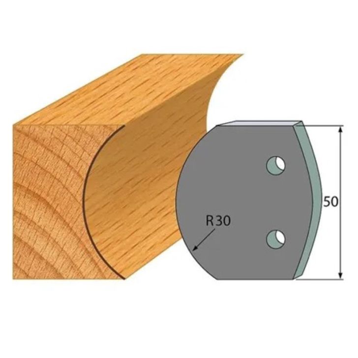 Anti-knife profile №.544-2 pcs. 50x4 mm SP