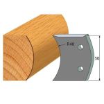 Anti-knife profile №.555-2 pcs. 50x4 mm SP