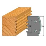 Anti-knife profile №.576-2 pcs. 50x4 mm SP