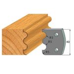 Anti-knife profile №.006-2 pcs. 40x4 mm SP