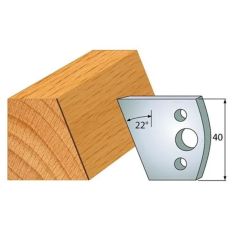 Профильный нож профиль №001-2 шт. 40x4 мм СП