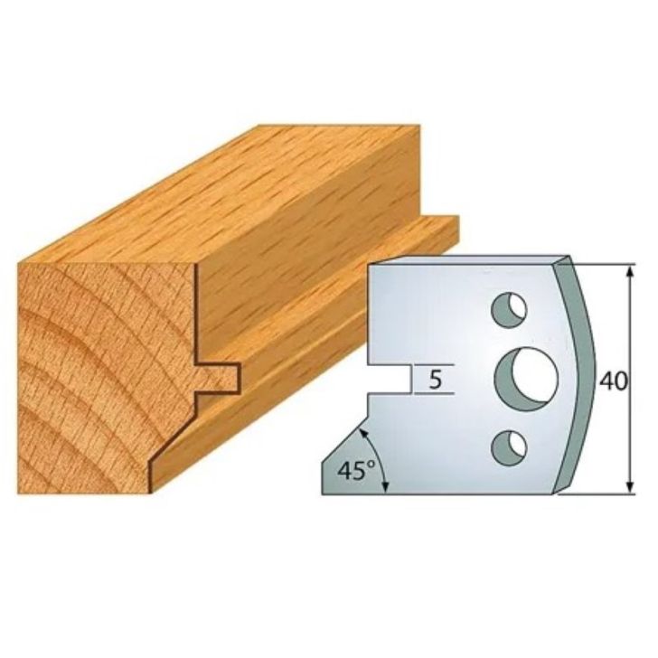 Profile knife profile №.083-2 pcs. 40x4 mm SP