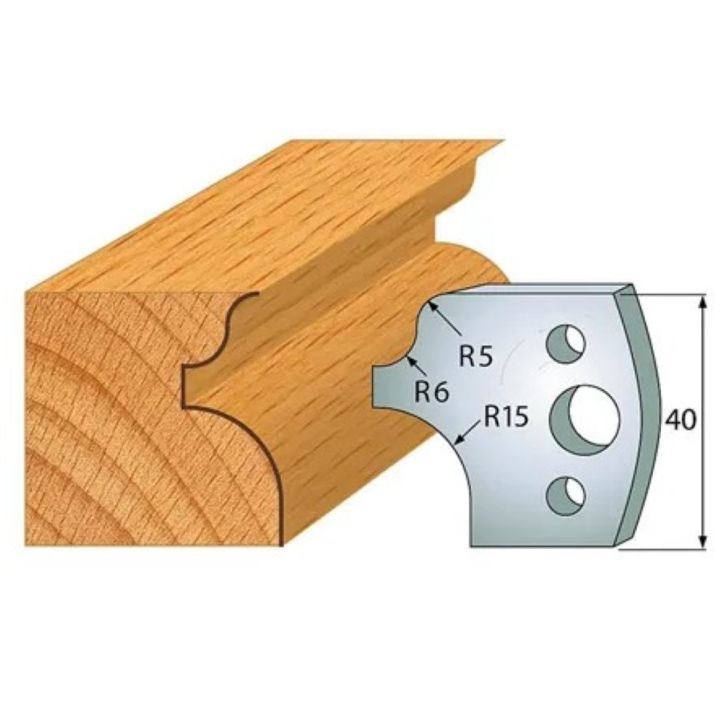 Profile knife profile №.011-2 pcs. 40x4 mm SP