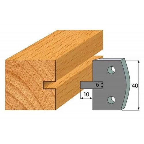 Pretnazis profils №.016-2gab. 40x4 mm SP