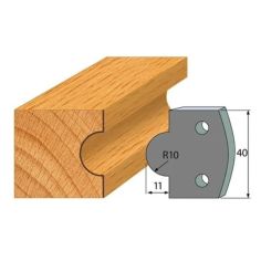 Anti-knife profile №.014-2 pcs. 40x4 mm SP