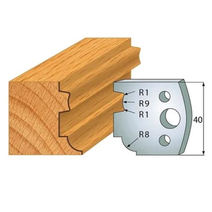 Profile knife profile №.026-2 pcs. 40x4 mm SP