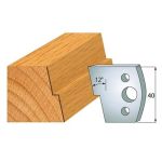 Profile knife profile №.027-2 pcs. 40x4 mm SP