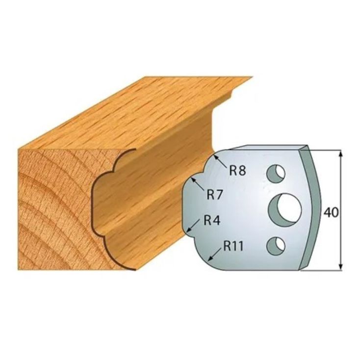 Profile knife profile №.023-2 pcs. 40x4 mm SP