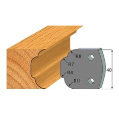Anti-knife profile №.023-2 pcs. 40x4 mm SP