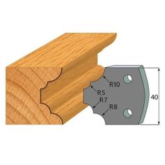 Anti-knife profile №.022-2 pcs. 40x4 mm SP