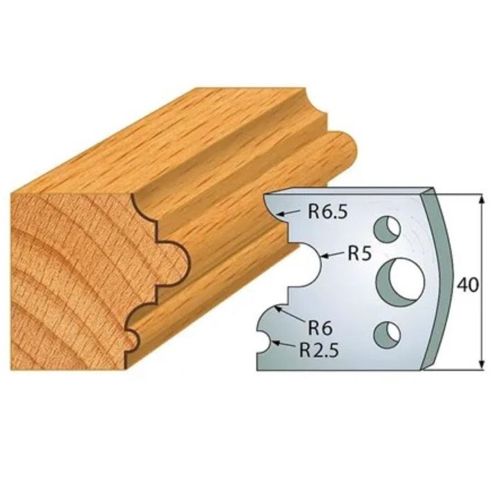 Profile knife profile №.036-2 pcs. 40x4 mm SP