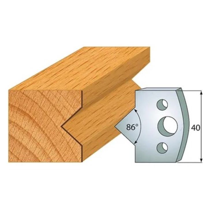 Profile knife profile №.035-2 pcs. 40x4 mm SP