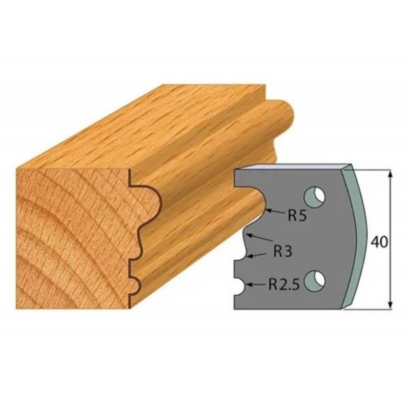 Pretnazis profils №.033-2gab. 40x4 mm SP