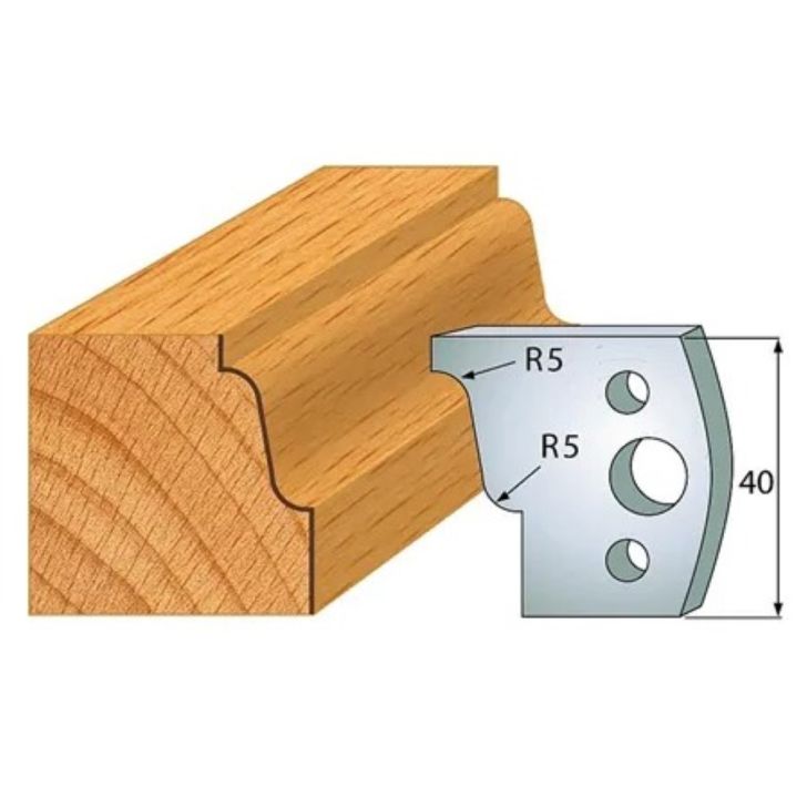 Profile knife profile №.031-2 pcs. 40x4 mm SP