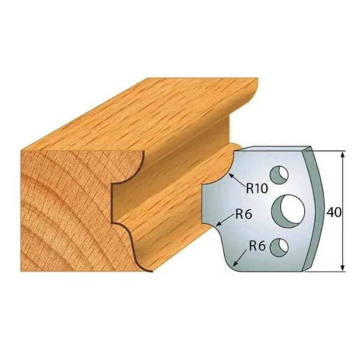 Profile knife profile №.045-2 pcs. 40x4 mm SP