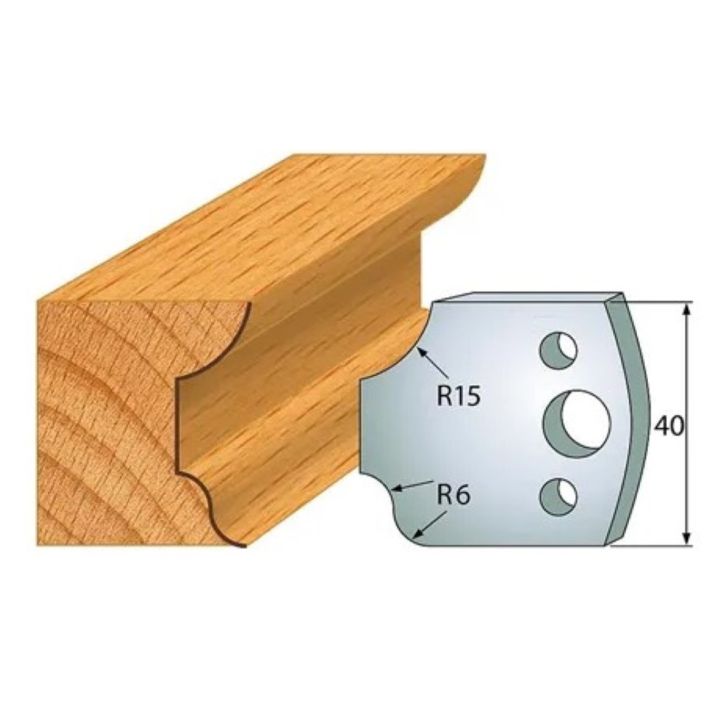 Profile knife profile №.044-2 pcs. 40x4 mm SP