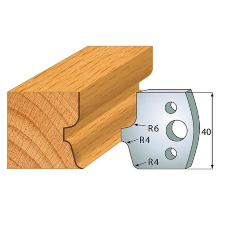 Profile knife profile №.041-2 pcs. 40x4 mm SP