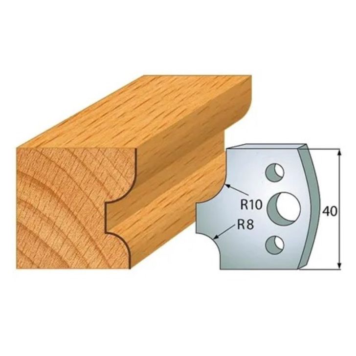 Profile knife profile №.040-2 pcs. 40x4 mm SP