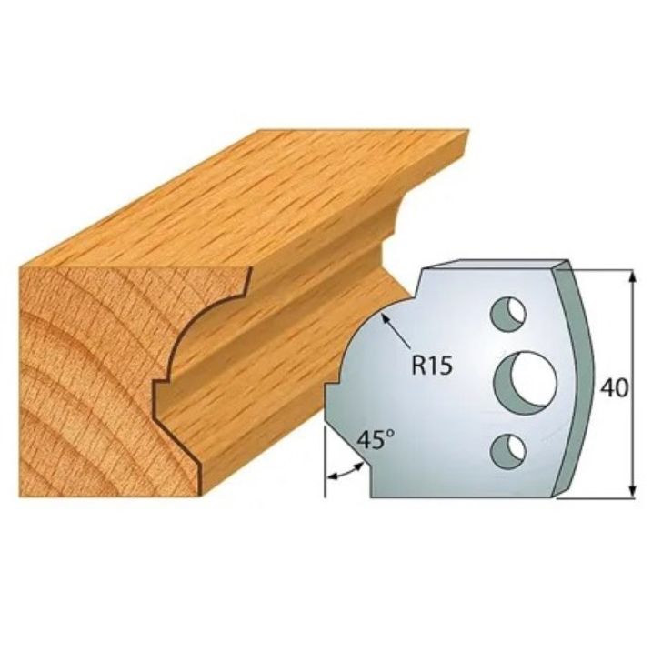 Profile knife profile №.037-2 pcs. 40x4 mm SP