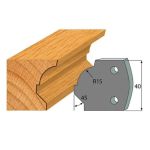 Anti-knife profile №.037-2 pcs. 40x4 mm SP