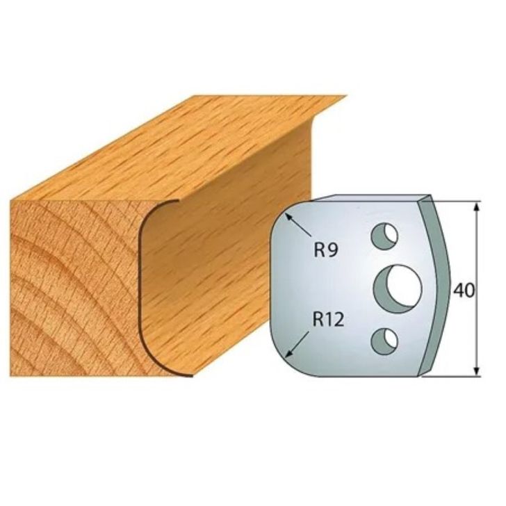 Profile knife profile №.050-2 pcs. 40x4 mm SP