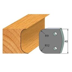 Anti-knife profile №.050-2 pcs. 40x4 mm SP