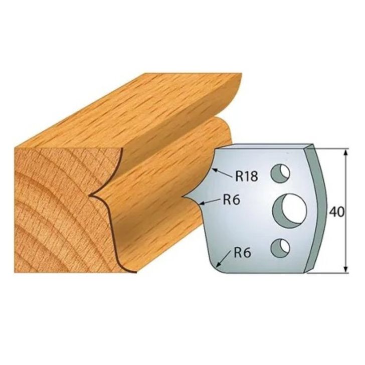 Profile knife profile №.046-2 pcs. 40x4 mm SP