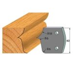 Anti-knife profile №.046-2 pcs. 40x4 mm SP