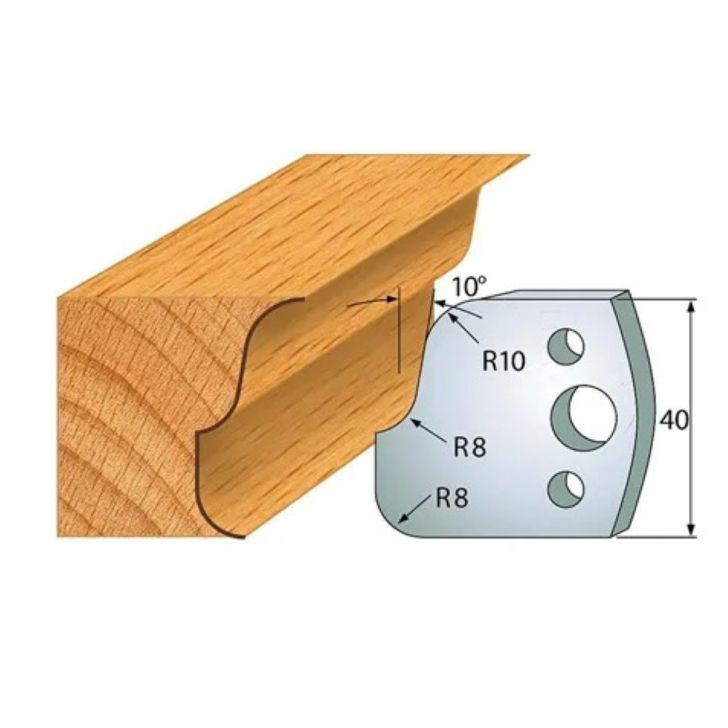 Profile knife profile №.059-2 pcs. 40x4 mm SP