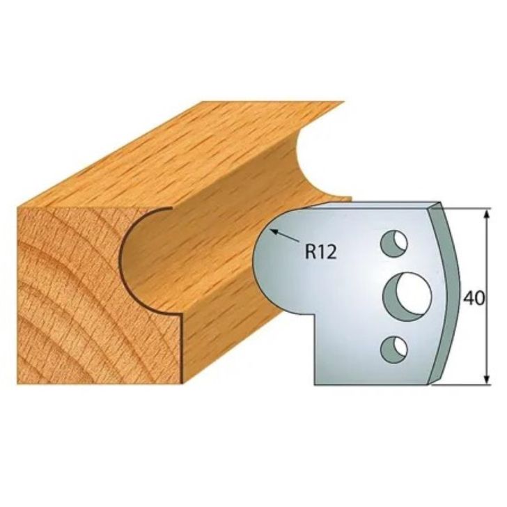 Profile knife profile №.058-2 pcs. 40x4 mm SP