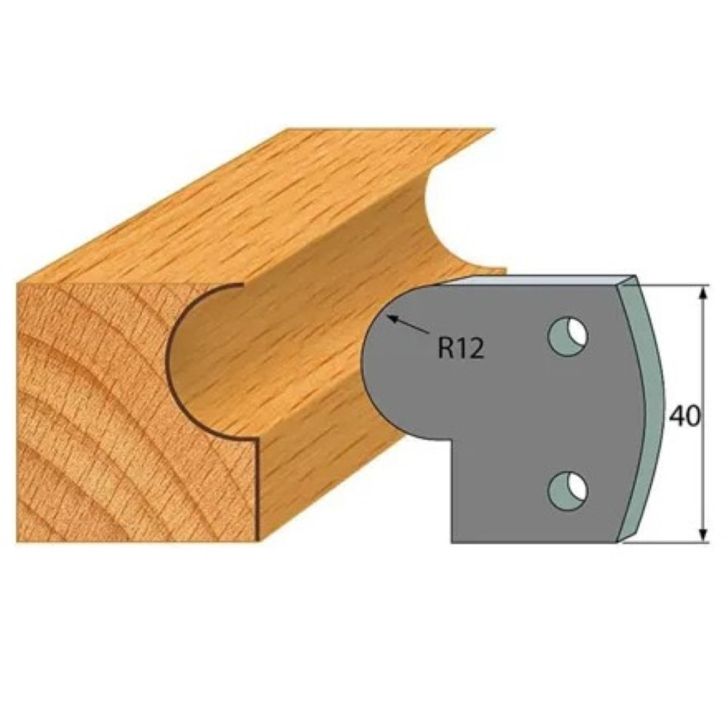 Anti-knife profile №.058-2 pcs. 40x4 mm SP