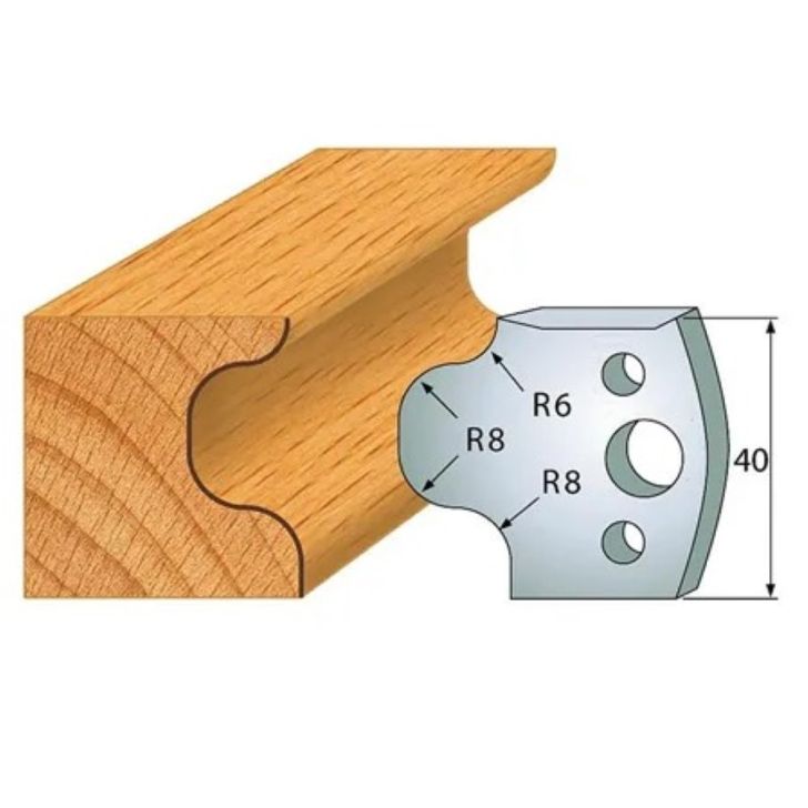 Profile knife profile №.056-2 pcs. 40x4 mm SP