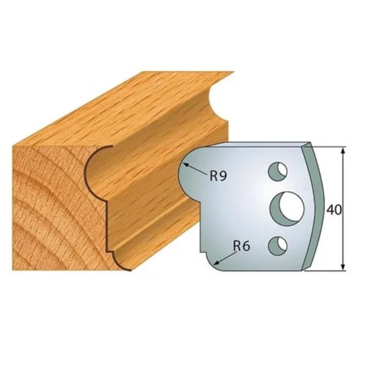 Profile knife profile №.055-2 pcs. 40x4 mm SP