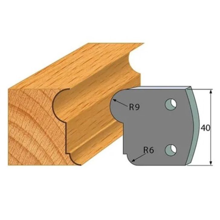 Anti-knife profile №.055-2 pcs. 40x4 mm SP