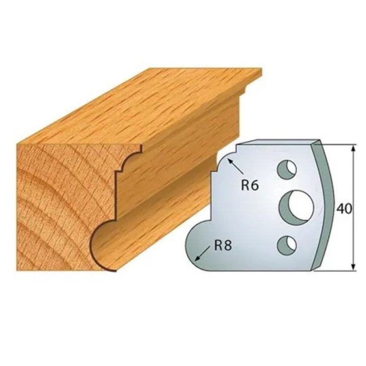 Profile knife profile №.054-2 pcs. 40x4 mm SP