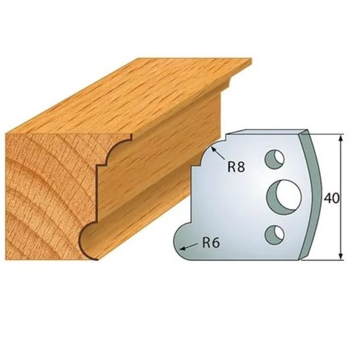 Profile knife profile №.053-2 pcs. 40x4 mm SP