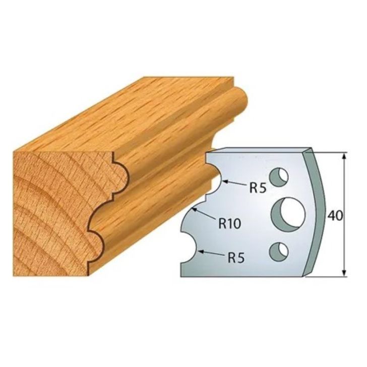 Profile knife profile №.052-2 pcs. 40x4 mm SP