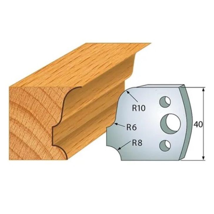 Profile knife profile №.064-2 pcs. 40x4 mm SP